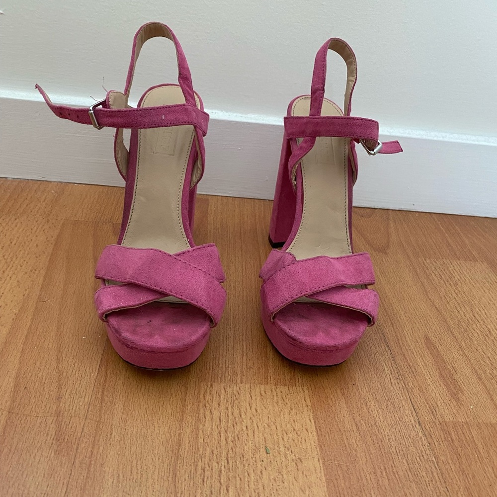 Top shop pink heels